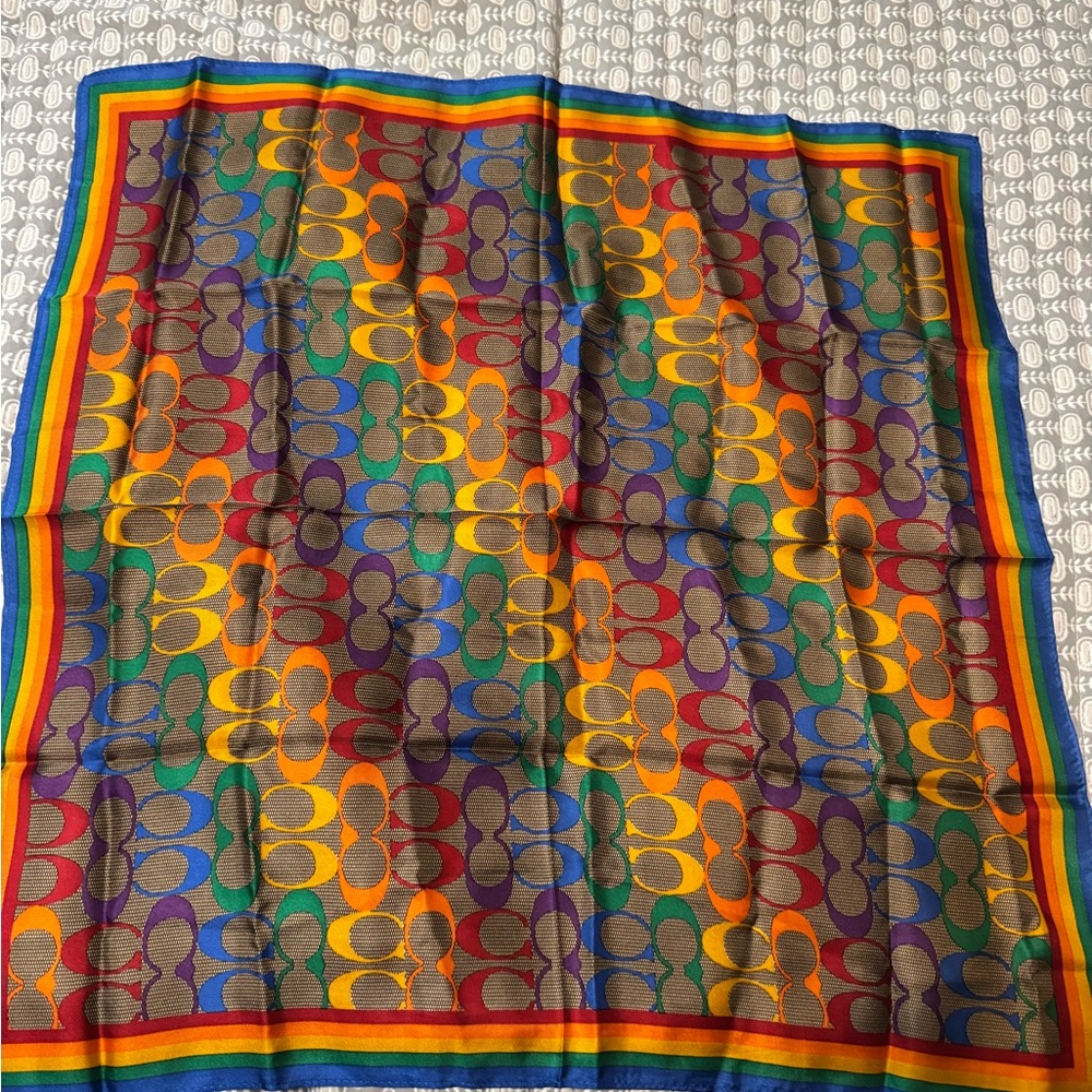 Coach pride Silk Scarf